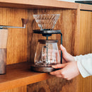 Hario V60 Glass Server with Walnut Lid, 600ml Edition