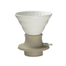 Hario Purion Switch Dripper in Ivory White, Size 02, for Immersion and Pour Over Brewing