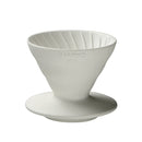 Hario Purion Clay Ivory White for V60 dripper, Size 01 (300 ml)