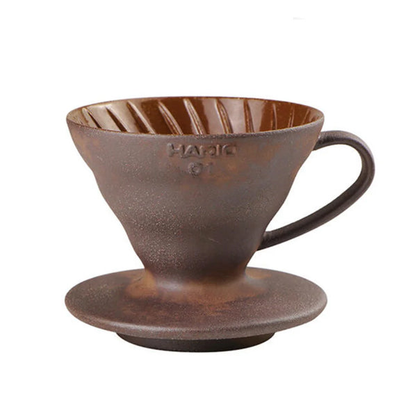 Hario Purion Clay Dripper V60 Size 01 — Kiln-Fired 5 Times