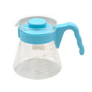 Hario V60 Coffee Server Light Blue glass server designed for precise pour over brewing