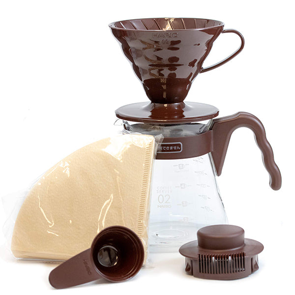 Hario V60 Brewing Kit Brown