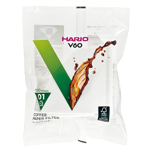 Hario V60 VCF 01 Paper Filters White