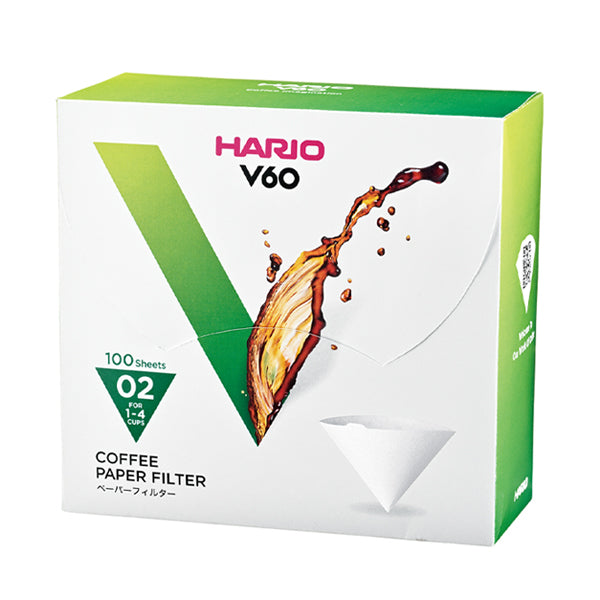 Hario V60 VCF 02 Paper Filters 100pk White Box