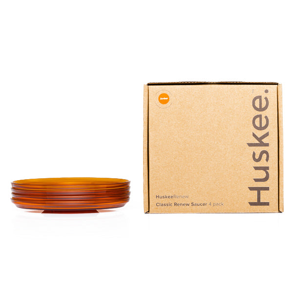 Huskee Renew Saucers - Amber Classic