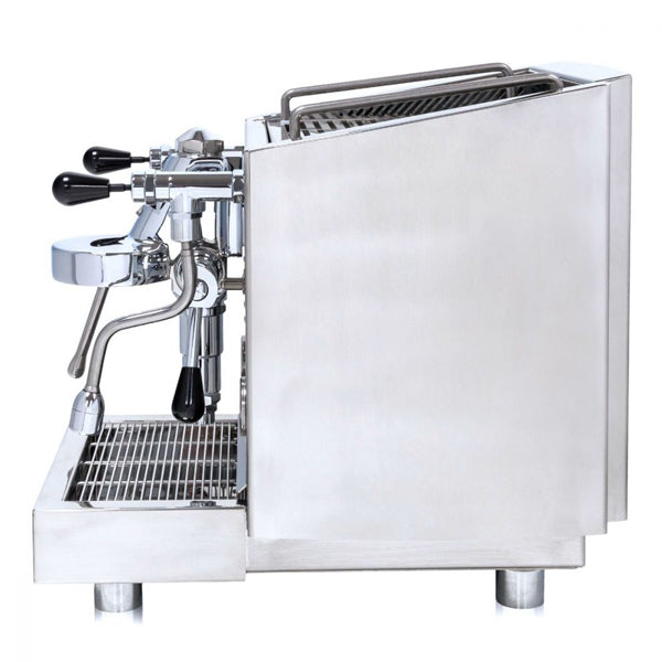 Izzo Vivi Dual Boiler Duetto PID Coffee Machine White with Walnut Handles