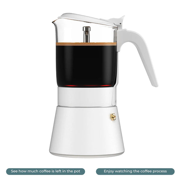 Joy Resolve ClearBrew Moka Pot