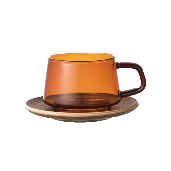 Kinto Sepia Mug 270ml & Saucer