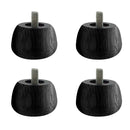 Black walnut wood feet upgrade kit for Lelit espresso machines