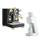 Lelit Bianca Black Maple Varia VS4 White Espresso Machine Bundle