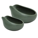 Loveramics Bean Dosing Tray Set of 2 Matte Dark Green