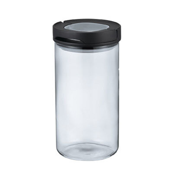 Hario Glass Sealed Coffee Canister Black 1L