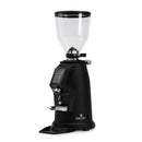 Macap Supra 83 Black espresso coffee grinder with 83mm flat burrs for fast and consistent café service