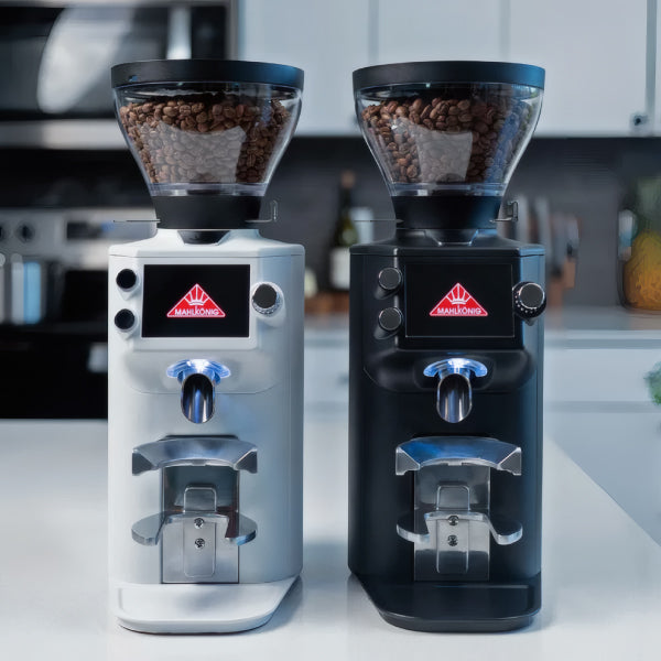 Mahlkönig E64 WS Coffee Grinder Matte Black and Matte White