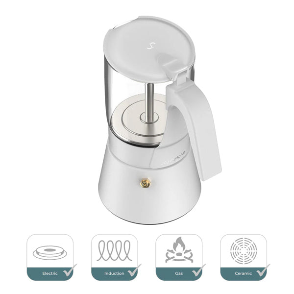 Joy Resolve ClearBrew Moka Pot