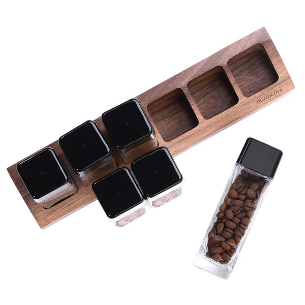 Normcore Bean Cellars - Walnut wooden Stand