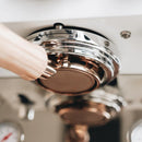 Normcore Portafilter Bottomless with Special Versions Titanium PVD Coating