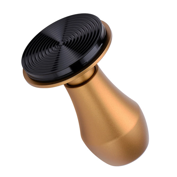 Normcore V4 Spring Loaded Coffee Tamper Gold Ripple Base