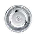 Top-down view into the Normcore Adjustable-Flow Tea Extraction Basket showing the stainless steel basket and central flow disc
