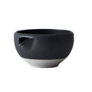 Origami Katakuchi Matcha Bowl Sumi Black