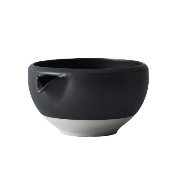 Origami Katakuchi Matcha Bowl Sumi Black