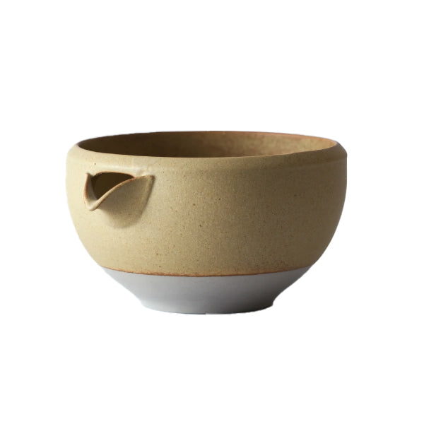 Origami Katakuchi Matcha Bowl Wara Ochre