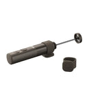 OutIn LattoGo portable electric milk frother with integrated whisk for hot and cold foam