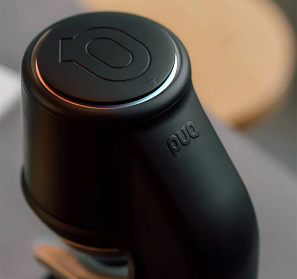 Puq Press Pro Automatic Coffee Tamper Black Gen 6