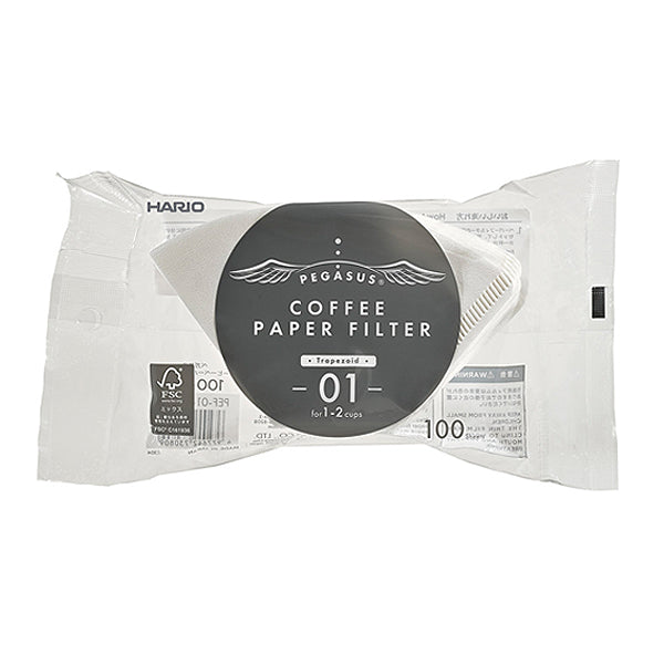 Hario Pegasus Brown Coffee Paper Filters Size 03, 100 pcs - Crema Hario Pegasus Brown Coffee Paper Filters Size 03, 100 pcs - Crema