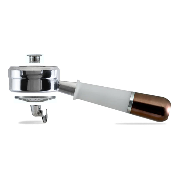 Pesado Hybrid Portafilter White / Bronze