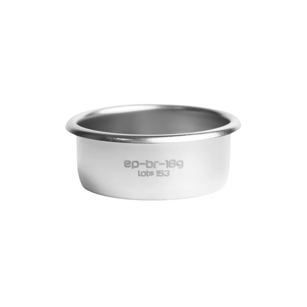 Pesado EP 18g Filter Basket, electro-polished, compatible with Breville 54mm machines