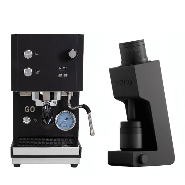 Profitec GO 2.0 Black Varia VS4 Black Espresso Machine Bundle
