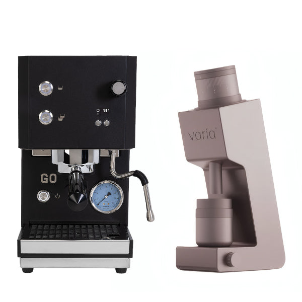 Profitec GO 2.0 Black Varia VS4 Ruby Rose Espresso Machine Bundle