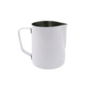 Rhino Pro Stealth Pitcher White 20oz non stick milk jug with precise spout for latte art control
