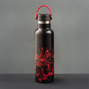 Bialetti x Stranger Things Thermic Glow Bottle 600ml insulated drink bottle with red Demogorgon design