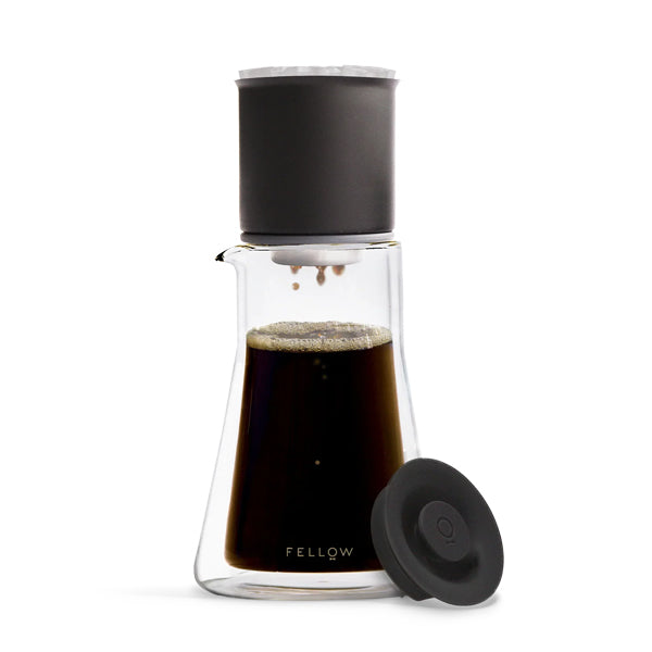 Fellow Stagg XF pour over dripper set for flat bottom coffee brewing with larger capacity design