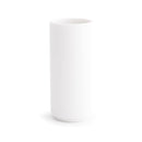 Tajimi Tall Tumbler Milk handcrafted Japanese ceramic cup in creamy white glaze for coffee or tea