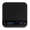 Ten Mile Espresso Scale Compact Black precision digital coffee scale with built in timer for espresso brewing