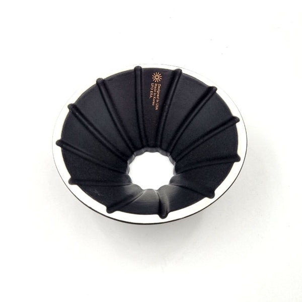 UFO black ceramic coffee dripper