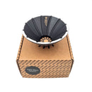 UFO ceramic coffee dripper black