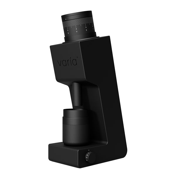 Varia VS4 Black single dose coffee grinder with precision control and low retention design