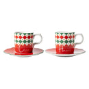 Bialetti Italia Espresso Cup and Saucer Set
