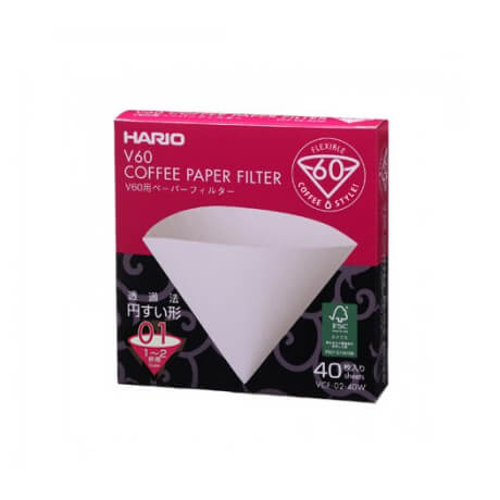 Hario V60 Retail White Paper Filters