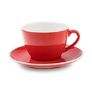 ACF Cup & Saucer 6 Set - 12oz Red