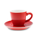 ACF Cup & Saucer 6 Set - 3oz Red