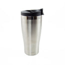 Adventure Travel Mug Tumbler - 16oz Brushed Silver
