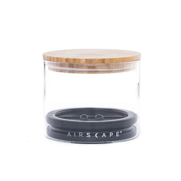 Airscape Glass & Bamboo Lid 250g Small