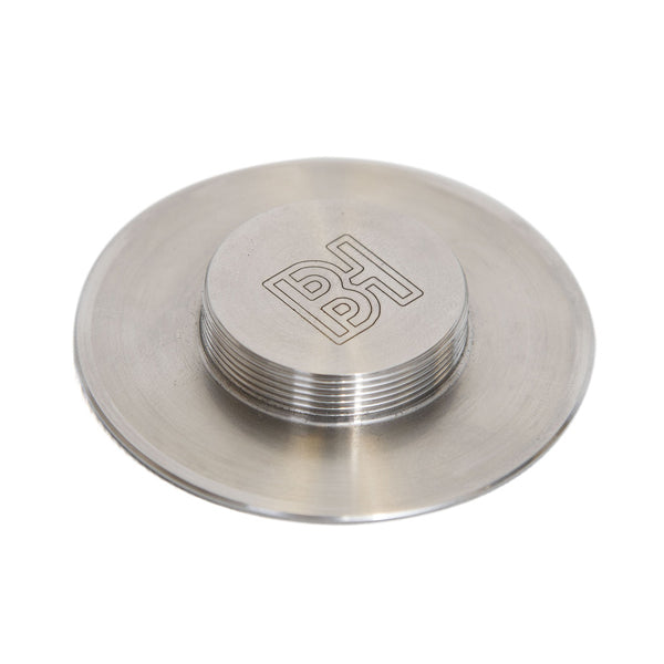 Top view of Barista Hustle Replacement Tamper Base 58.4mm
