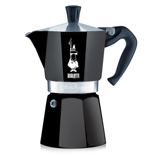 6 Cup Black Bialetti Moka Express