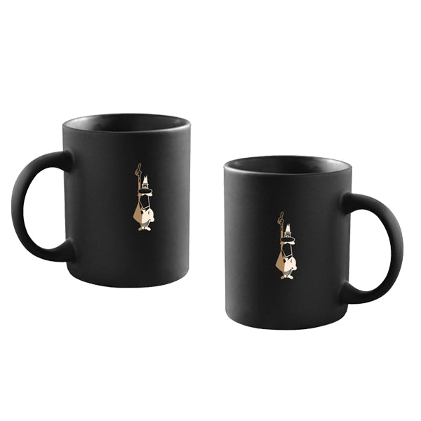 Bialetti Moka Express Black Edition Gift Set Mugs